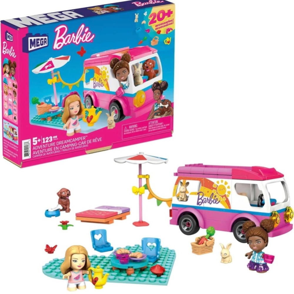 BNIB MEGA Barbie DreamCamper Playset